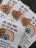 Back to School Little Pocket Hug  & Note