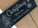 Christmas Sign Plaque Decorations Personalised Sign