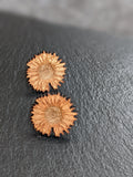 Wooden Earrings with Stainless Steel Back