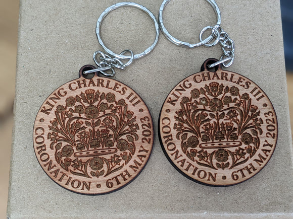 King Charles Coronation Key Ring